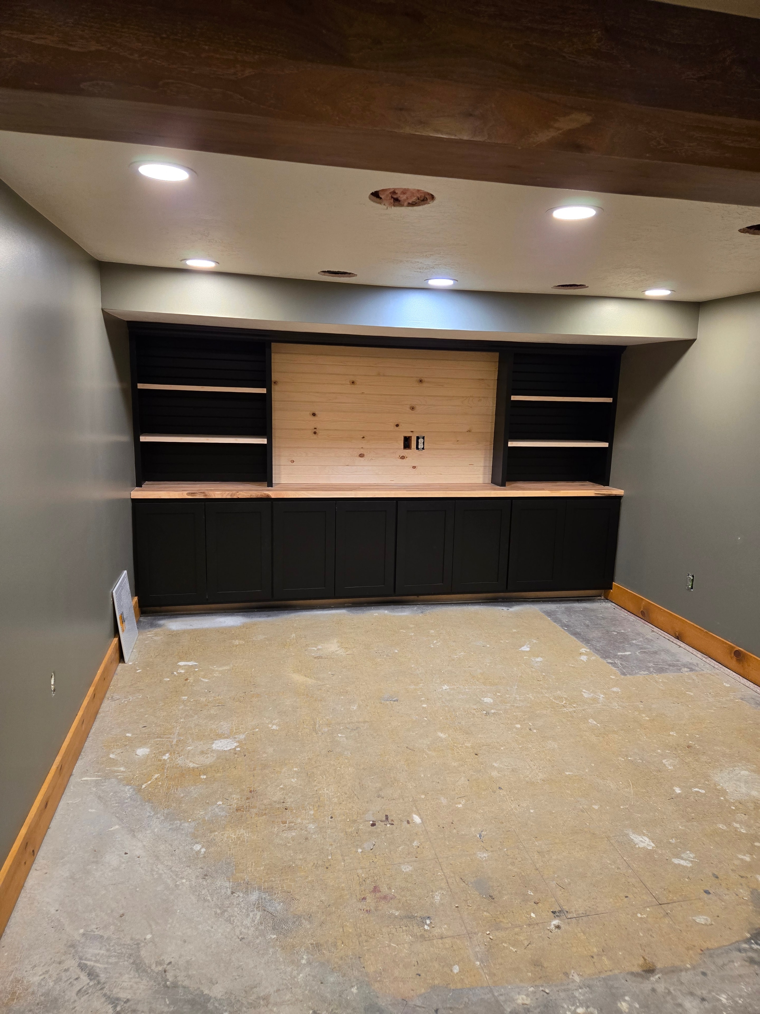 Built-In Cabinet — Finished View