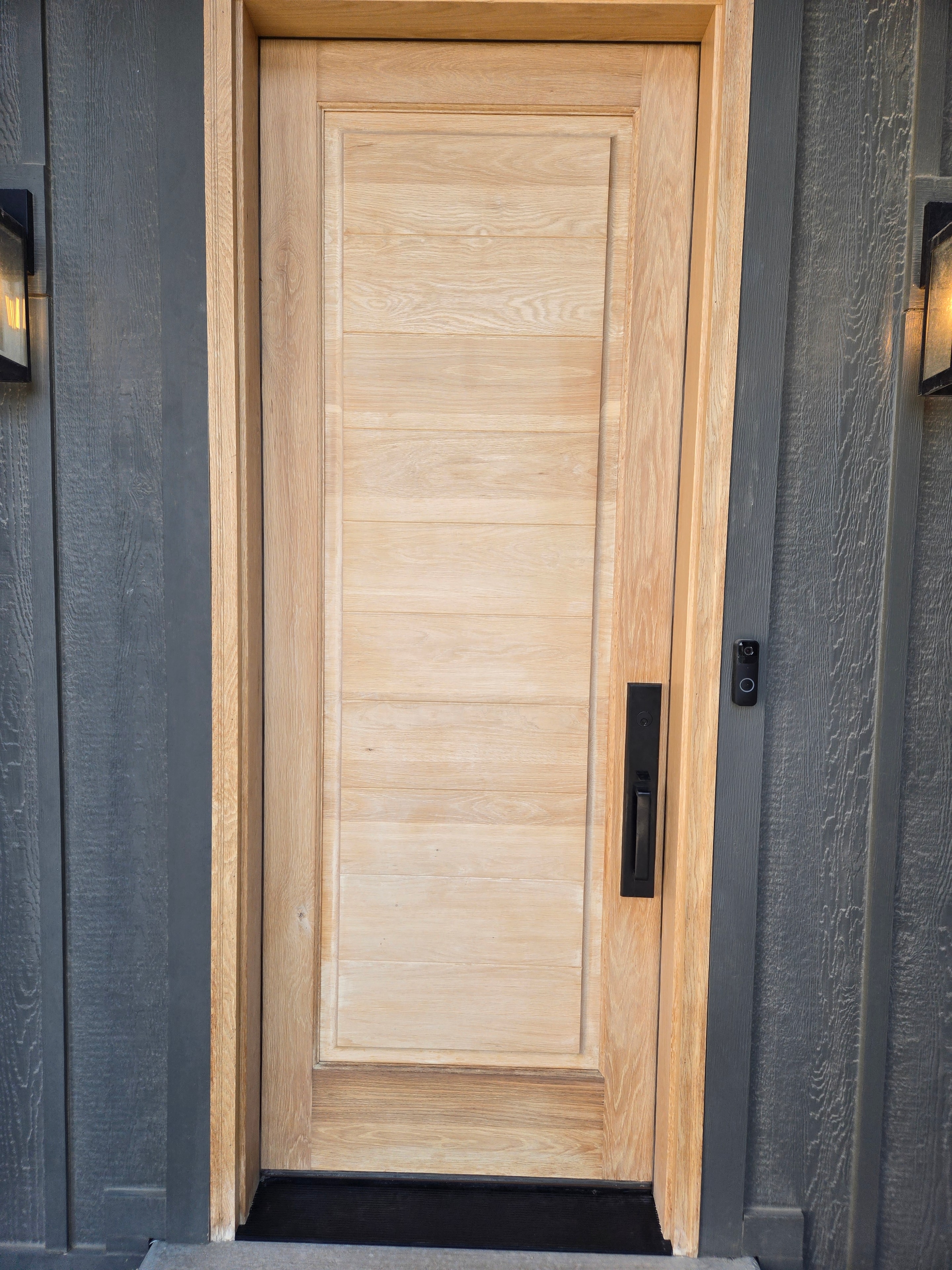 Wood Door Strip — Bare Wood